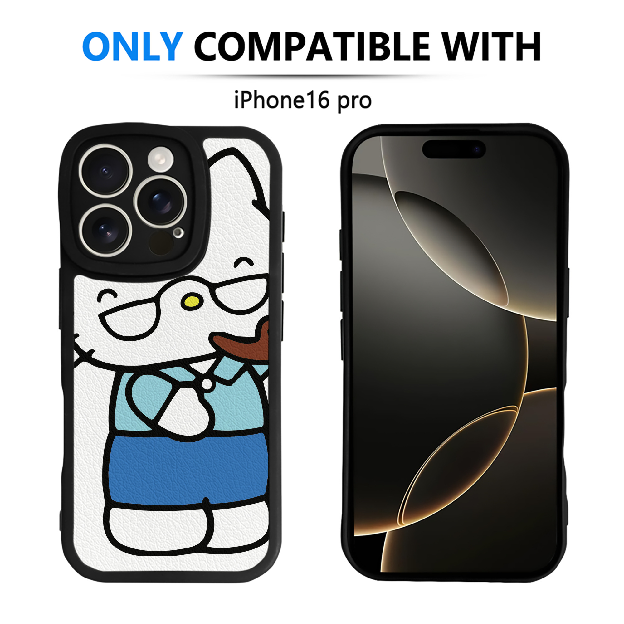 （画像用） Hello Kitty ハローキティ 【iPhone 16シリーズ対応】シリコンスマホケース（レザー調） 材質：シリコン